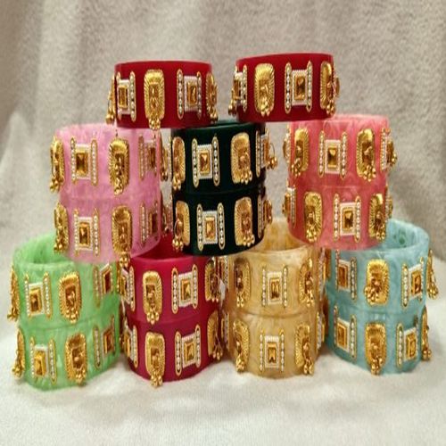 Polished Plastic Kada Fancy Bangles Party Wear, Gender : Female