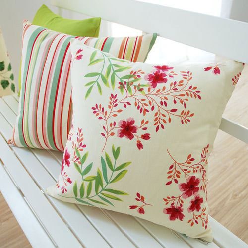 Cotton Embroidered Cushion Cover, For Sofa, Bed, Chairs, Feature : Shrink Resistant, Attractive Look