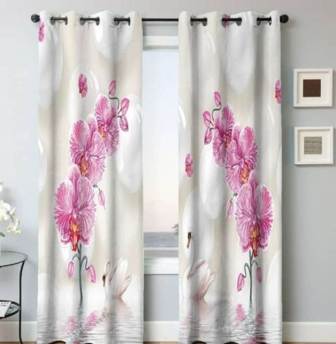 Polyester Digital Printed Curtains, For Doors, Window, Feature : Easily Washable, Attractive Look