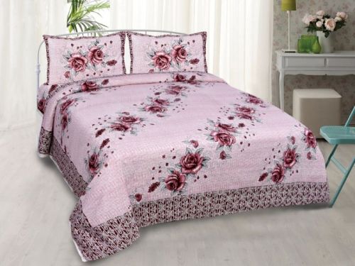 Multicolor Cotton Floral Printed Bedsheet, For Home, Feature : Comfortable, Easily Washable