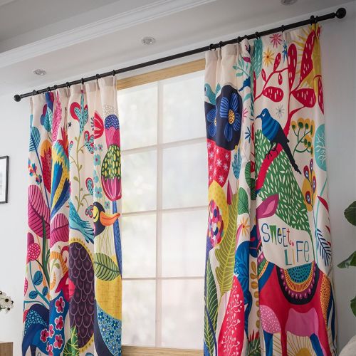 Printed Polyester Patchwork Curtains, Speciality : Easily Washable, Attractive Pattern