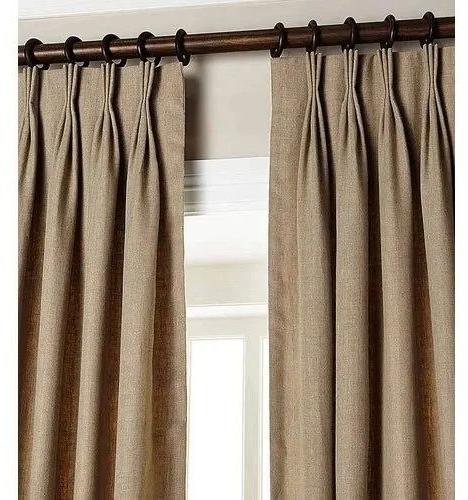 Polyester Pleated Curtains, For Window, Doors