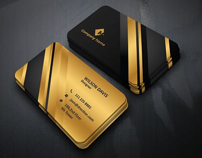 Gold Visiting Card Printing Service