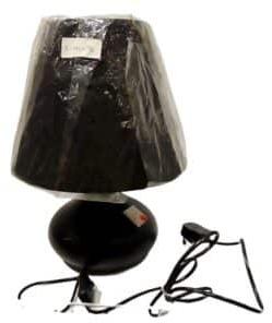 Black Cone Plain LED Nf-10078b Table Lamp, For Home Decorative, Technics : Machine Made