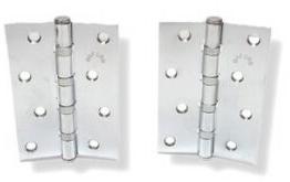 Silver Polished Stainless Steel Door Hinge, Feature : Rust Proof, Fine Finished