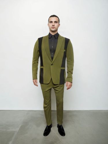 Hunter Green Peak Lapel Suit Set For Rental