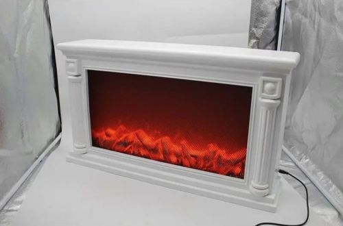 Electric Polished Fake Fire Lamp, Shape : Rectangular