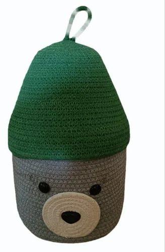 Cotton Rope Kids Storage Basket, Color : Multicolor