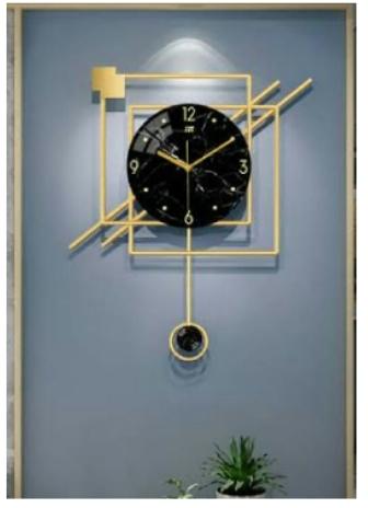 Decorative Wall Clock For Home, Display Type : Analog