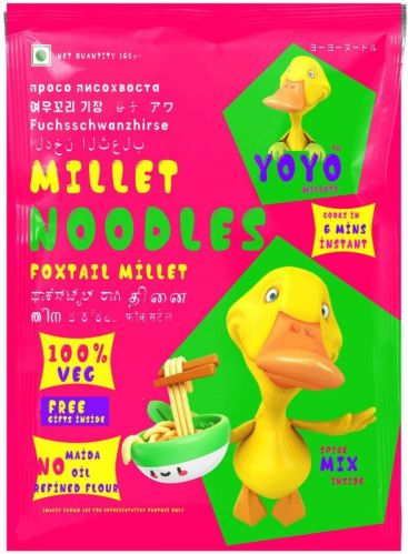 Yoyo Foxtail Millet Noodles 165gm, Packaging Type : Pocket