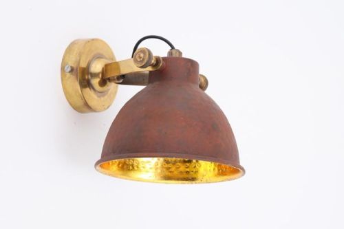 Electric Brass Antique Iron Wall Lamp, For Lighting, Style : Modern