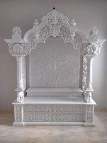 Non Printed Polished Marble Home Temple