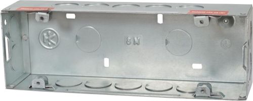 8 (Hz) MOD METAL BOX, Color : Silver