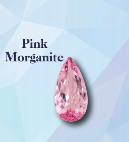 Oval Pink Morganite Stone, For Jewelry Use, Packaging Type : Plastic Boxes