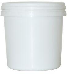 Black PLASTO TECH Smooth 1 Kg Plastic Container, Shape : Round