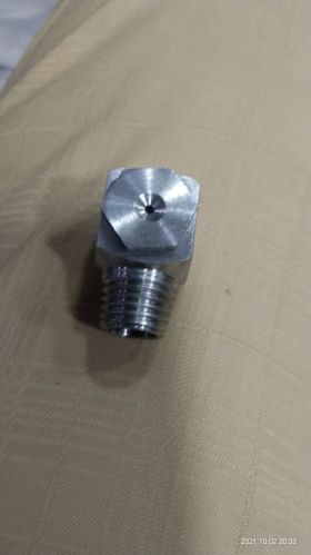 Polished Mild Steel Industrial Nozzles, Color : Silver