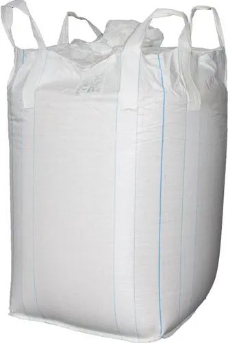 White Plain Polypropylene (PP) Circular Jumbo Bag, For Packaging, Storage Capacity : 1000 To 2000kg