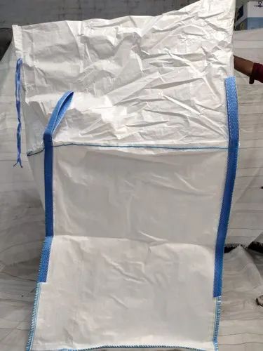 White Plain Polypropylene Jumbo Bag, For Food Grade Transportation, Storage Capacity : 1000kg