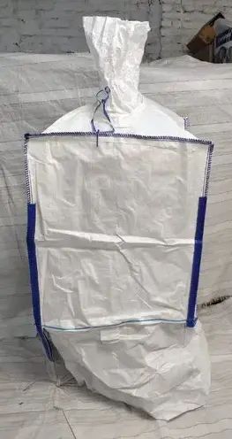 White Plain Woven Jumbo Bag, For Packaging, Storage Capacity : 1000 To 2000kg