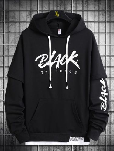 100%cotton Blk 201 Fashion Hoodies