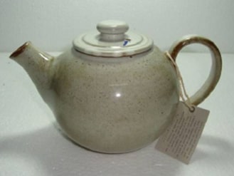 Plain Ceramic Tea Kettle, Shape : Round