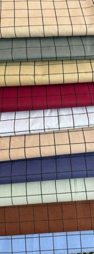 Cotton Printed Colour Check Lungi, For Mens Wear, Size : 127cms*200cms