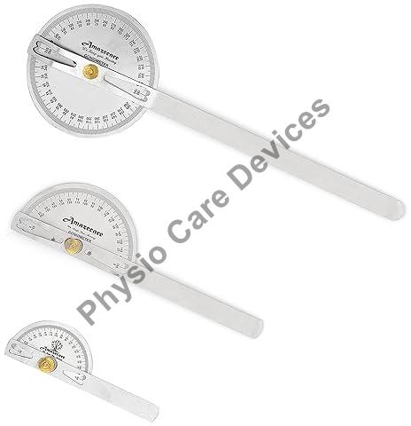 Polished Stainless Steel Goniometer Set, For Clinical, Industrial, Laboratory, Measuring, Measuring Of Finger Movements