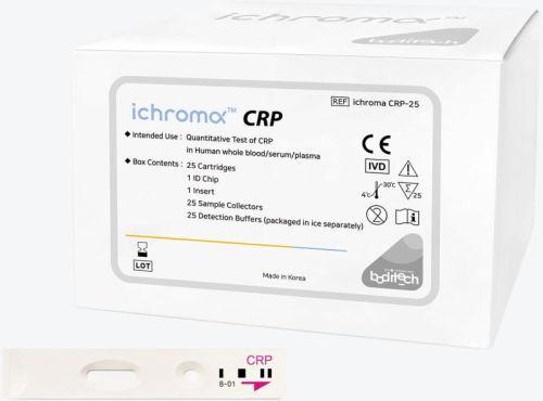 White Ichroma HsCRP Kit, For Clinical, Hospital, Lab, Purity : 98%