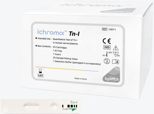 White Ichroma Troponin I (Tn-I) Kit, For Clinical, Clinic, Lab, Packaging Type : Box