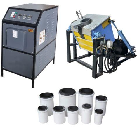 Gold & Silver Melting Furnace With Hydraulic Tilting