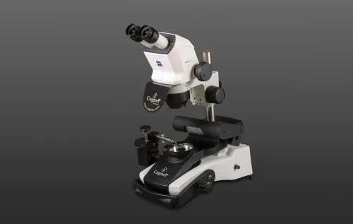 Black 220V 12 Kg Electricity Zeiss Gemological Microscope, For Science Lab, Size : 19 * 40 Cm (wxd)