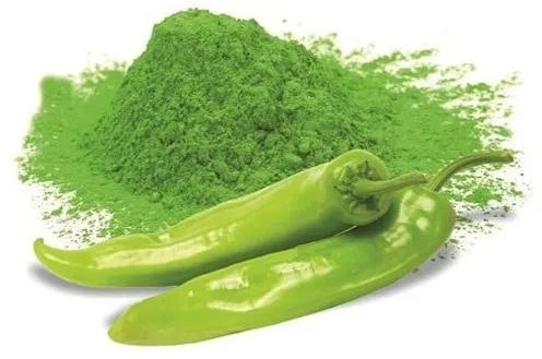 Raw Green Chilli Powder for Cooking