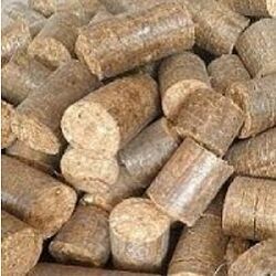 Hard Ground Nut Bio Mass Briquettes, Packaging Type : Brown