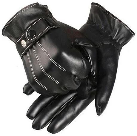 Plain Mens Leather Gloves, Size : All Sizes