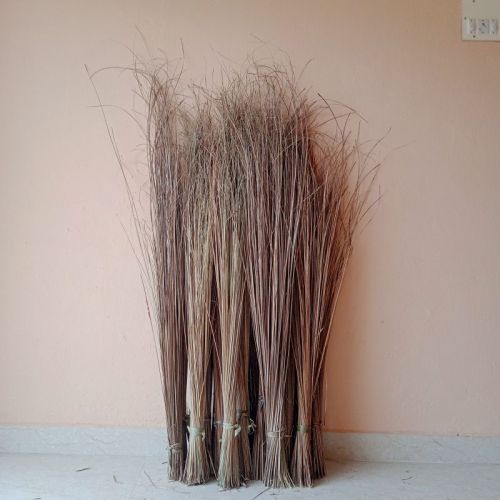 300-600gm Plain Coconut Brooms, For Cleaning, Pole Material : Wood