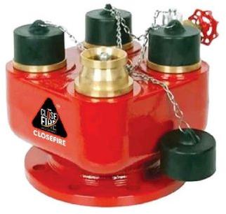 Closefire 4 Way Inlet Breeching, Size : 63 Mm Dia