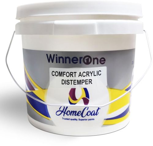 HomeCoat Winneone Comfort Acrylic Distemper, Packaging Type : Plastic Bucket