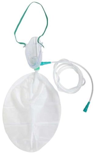 FAIRBIZPS Adjustable Adult Oxygen Mask/High Concentration Mask With Non-Rebreather Bag & Oxygen Ther