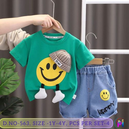 Kids Boys T Shirt With Short