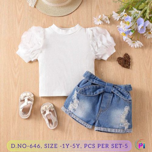 Trendy Kids Girls Western Outfit