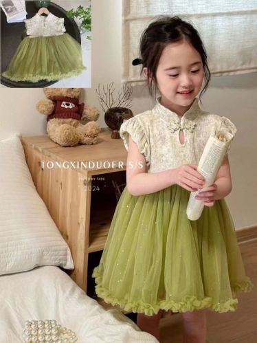 Knee Length Girls Casual Wear Frock, Technics : Machine Made