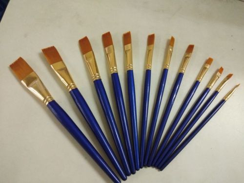 100-200gm Aluminium Artist Brush, For Home, Handle Material : Wood