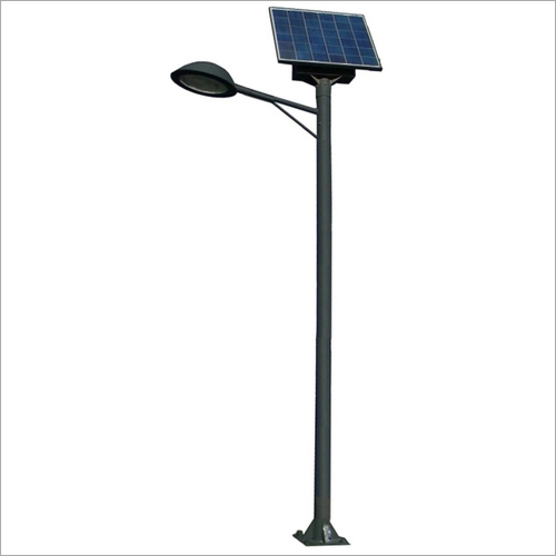 Round Paint Coating Mild Steel 12W Solar Street Light, For Road, Garden, Hotel, Packaging Type : Box