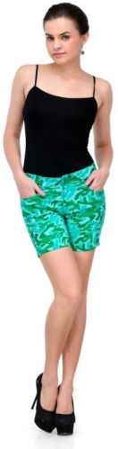 Blue Funky Women Denim Shorts, Size : Free Size