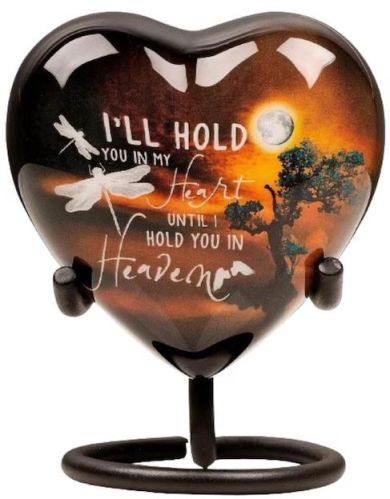 Heart Keepsake Design Ashes Cremation Urn, Packaging Type : Carton Box