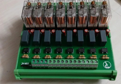 Electric 50Hz 8 Channel Relay Card, For Control Panel, Packaging Type : Box