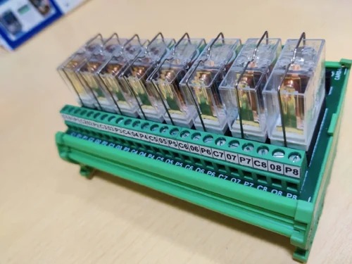 Electric Relay Card 8 Channel 24VDC, For Industrial, Packaging Type : Box