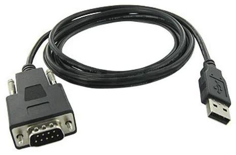 Black USB To Serial Cable