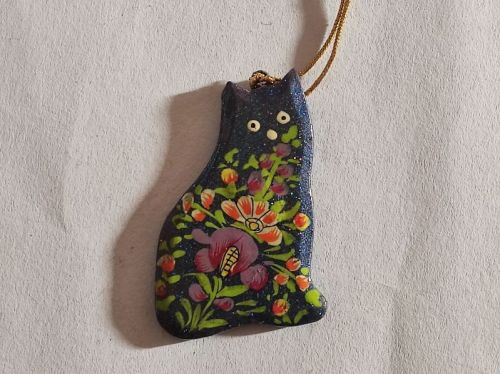 Black Plastic Hanging Cats, For Decoration