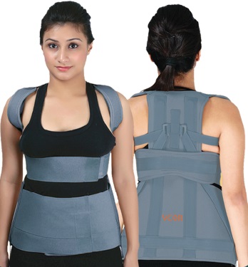 Grey Dorso Lumbar Spinal Brace Belt, For Hospital, Personal, Feature : Skin Friendly, Easy To Wear